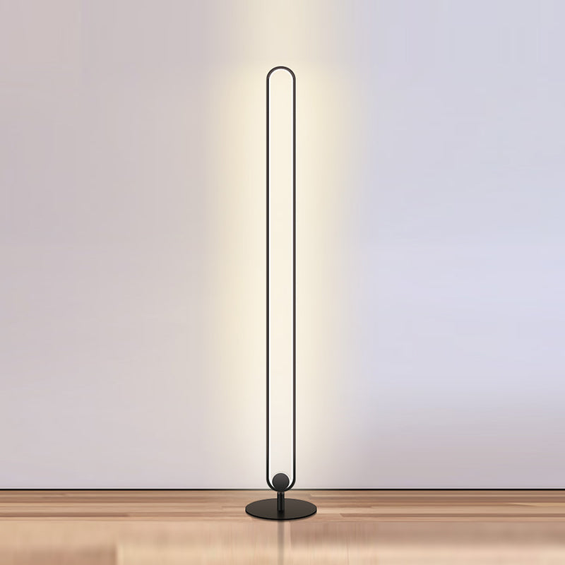 Modern Style Linear LED Floor Lamp Creative Floor Light for Sitting Room