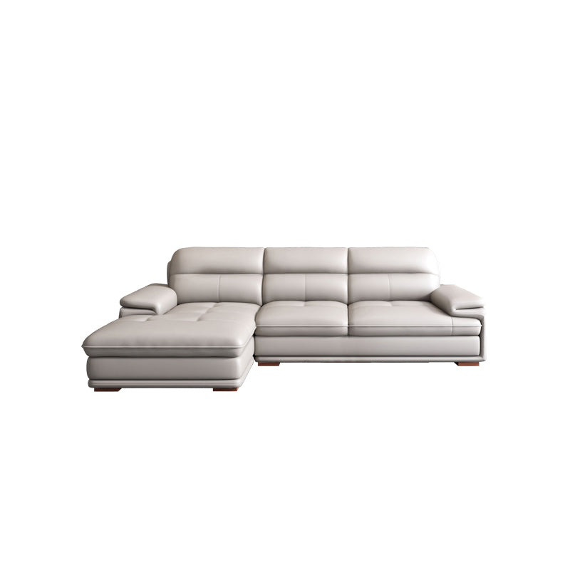 Contemporary Pillow Top Arms Sectional with Cushion Back 35.43" for Living Room