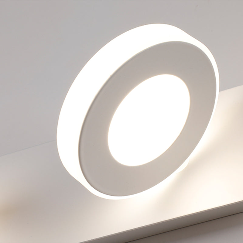 Postmodern metalen ijdelheid licht witte multi -lichten led spiegel licht voor badkamer