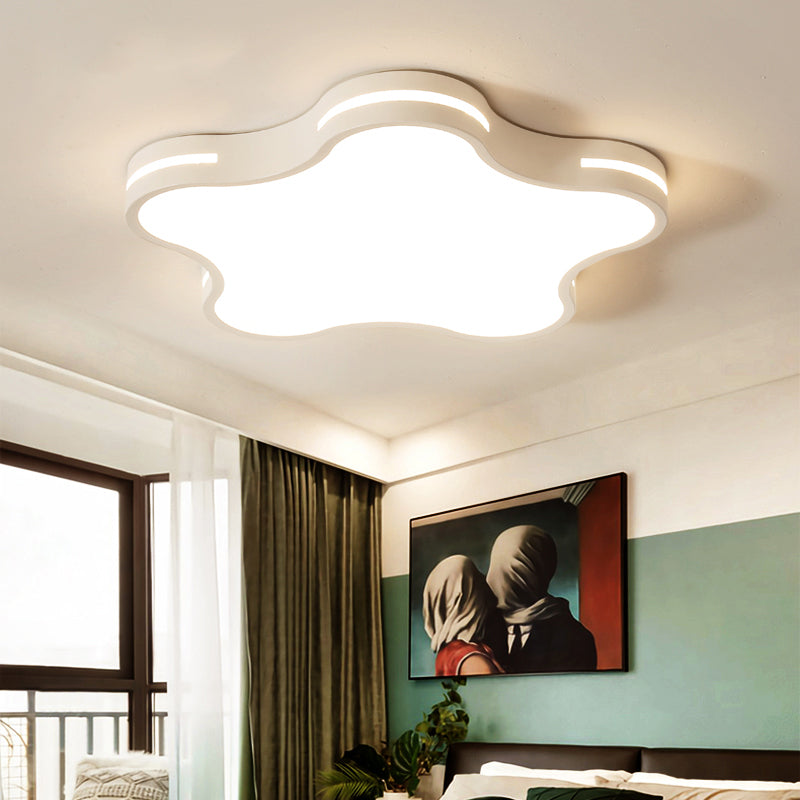 Metallsternform Flush Mount Light Kid Style 1-Licht Flush-Deckenleuchte