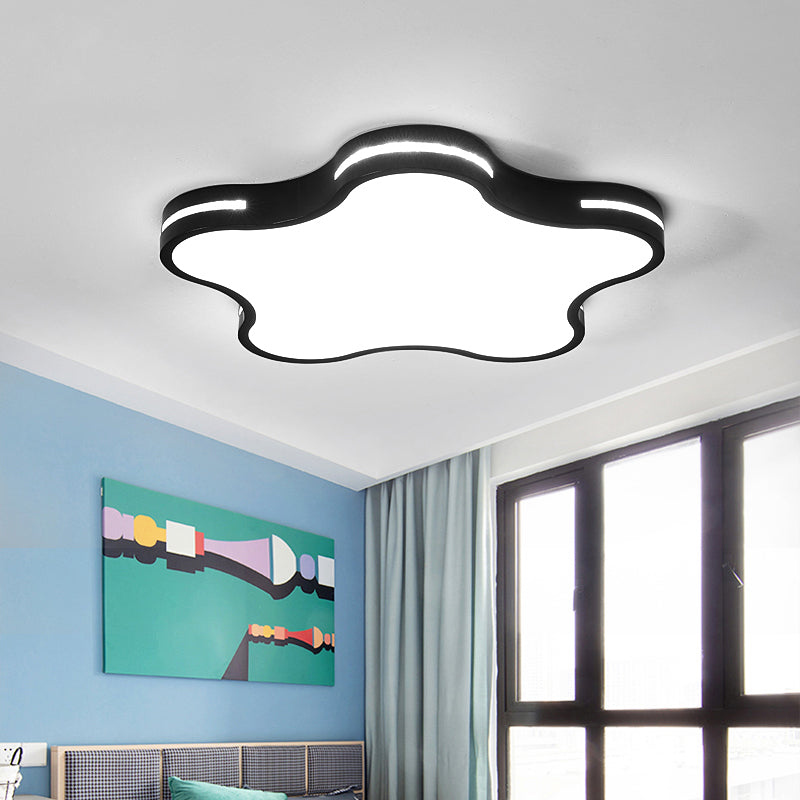 Metallsternform Flush Mount Light Kid Style 1-Licht Flush-Deckenleuchte