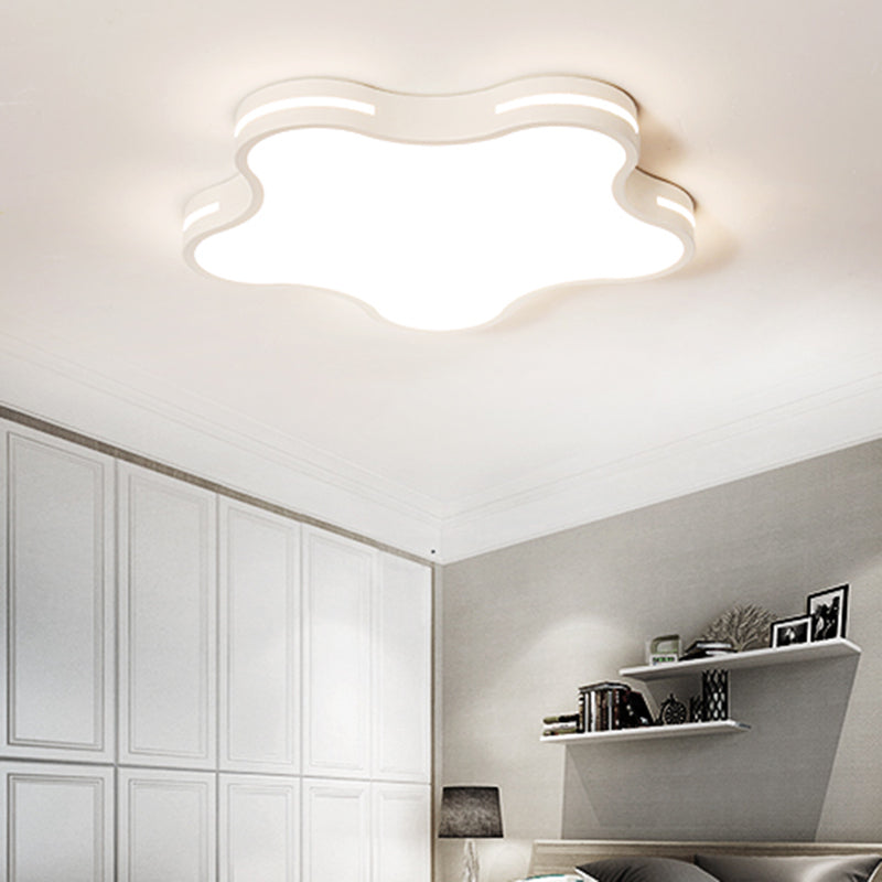 Metallsternform Flush Mount Light Kid Style 1-Licht Flush-Deckenleuchte