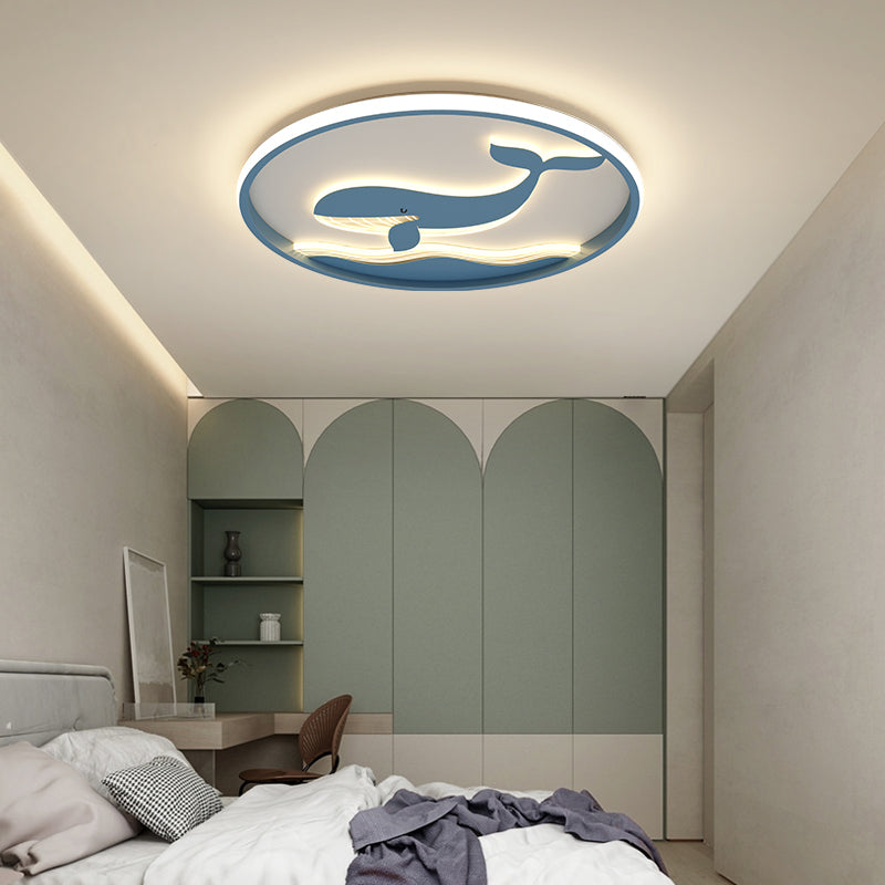 Forma rotonda in metallo a filo a sfioramento stile per bambini in stile multilunda a filo a sfioramento del soffitto