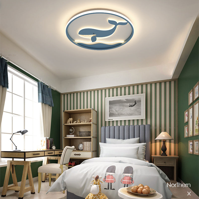 Metalen ronde vorm spoelmontage lichte kidstijl multidights spoelen mount plafondlicht