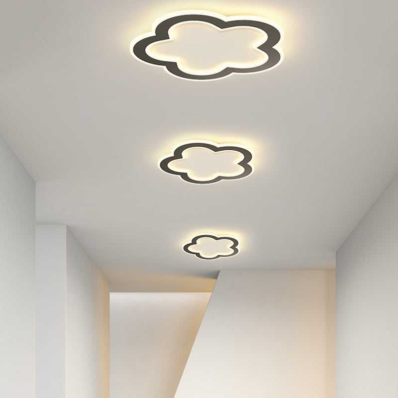 Forme géométrique en métal Light Mount Light Kid Style 1-Light Flush Mount Plafond Light