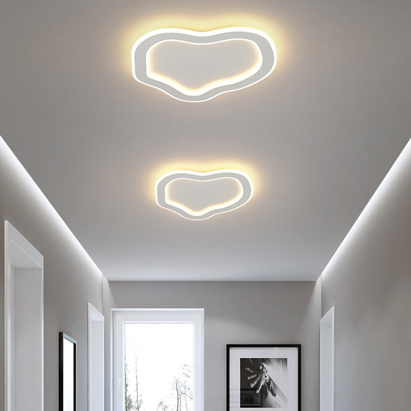 Forme géométrique en métal Light Mount Light Kid Style 1-Light Flush Mount Plafond Light