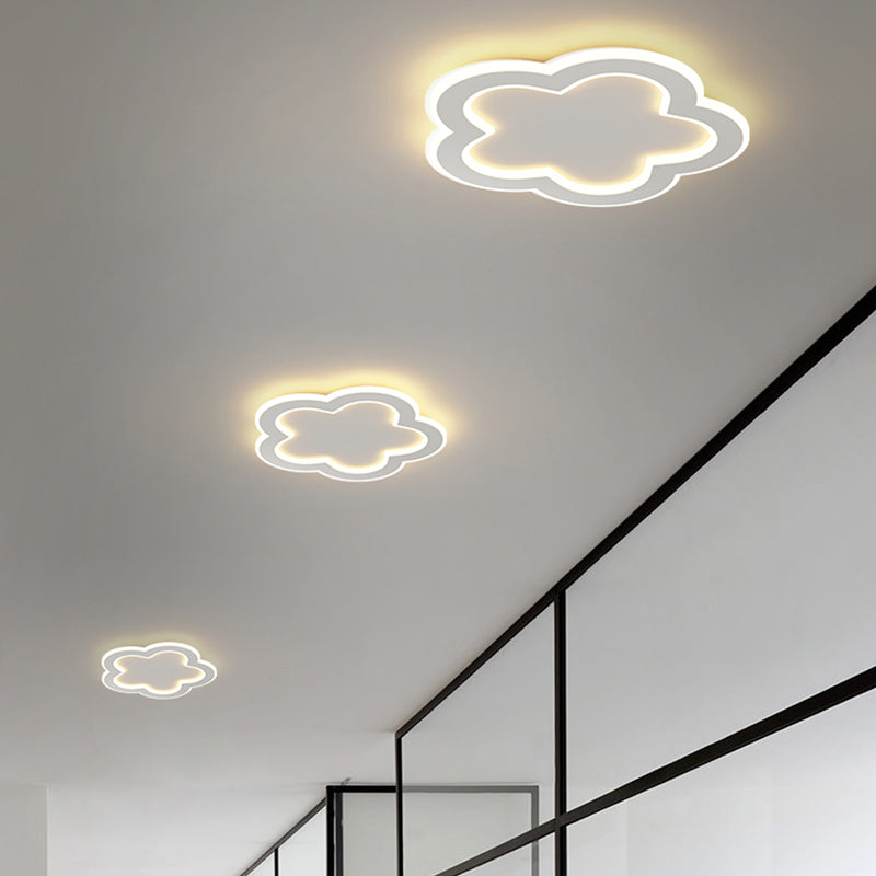 Forme géométrique en métal Light Mount Light Kid Style 1-Light Flush Mount Plafond Light