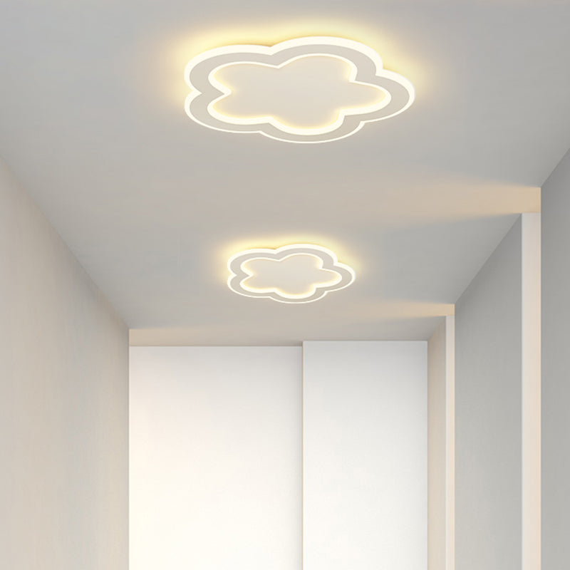 Forme géométrique en métal Light Mount Light Kid Style 1-Light Flush Mount Plafond Light