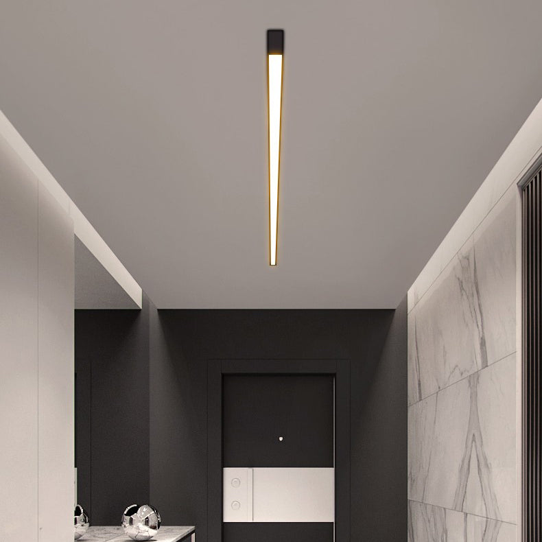 1 lumière linéaire à chasse d'eau lumière moderne de style moderne metal flush LED LED LED