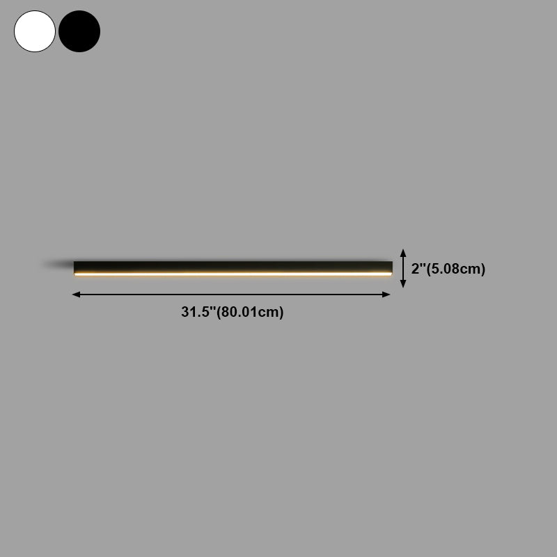 1 leichte lineare Flush -Mount -Leichter moderner Metall Flush Mount -LED -Leuchten