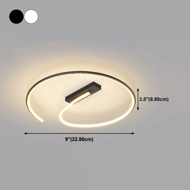 Moderne stijl geringde spoelmontage licht metaal 1 lichtspoeling mountlamp