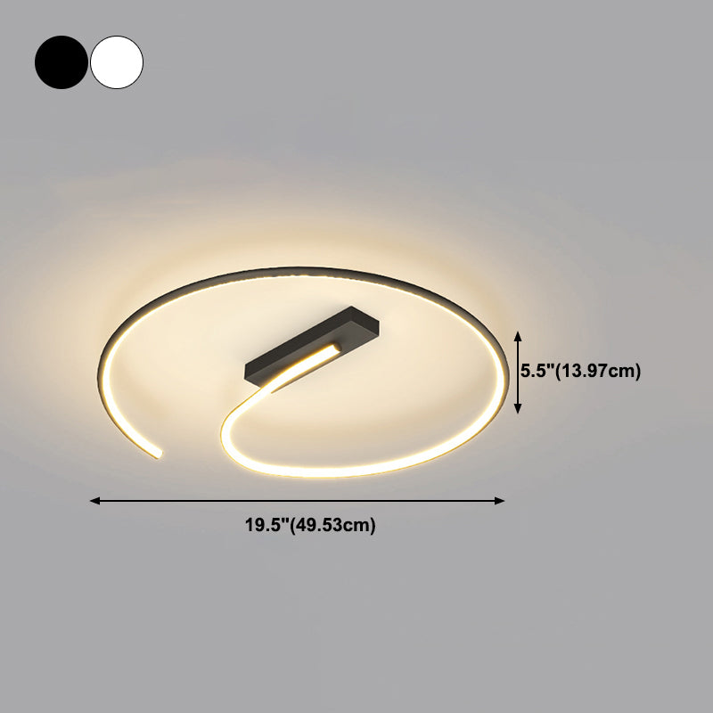 Moderne stijl geringde spoelmontage licht metaal 1 lichtspoeling mountlamp