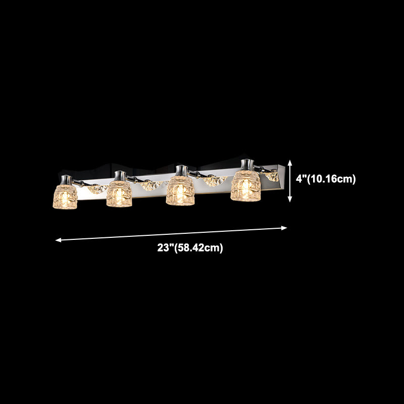 Luces de pared de tocador geométrico de múltiples luces de estilo moderno