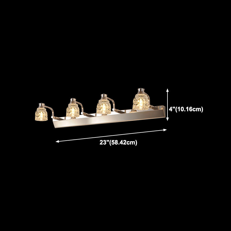 Luces de pared de tocador geométrico de múltiples luces de estilo moderno