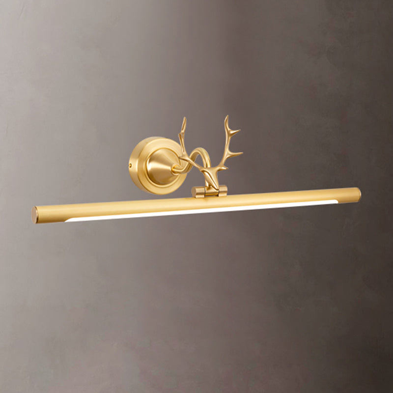 Moderne stijl lineaire ijdelheid wandlampen metaal 1 lichte ijdelheid muur sconce