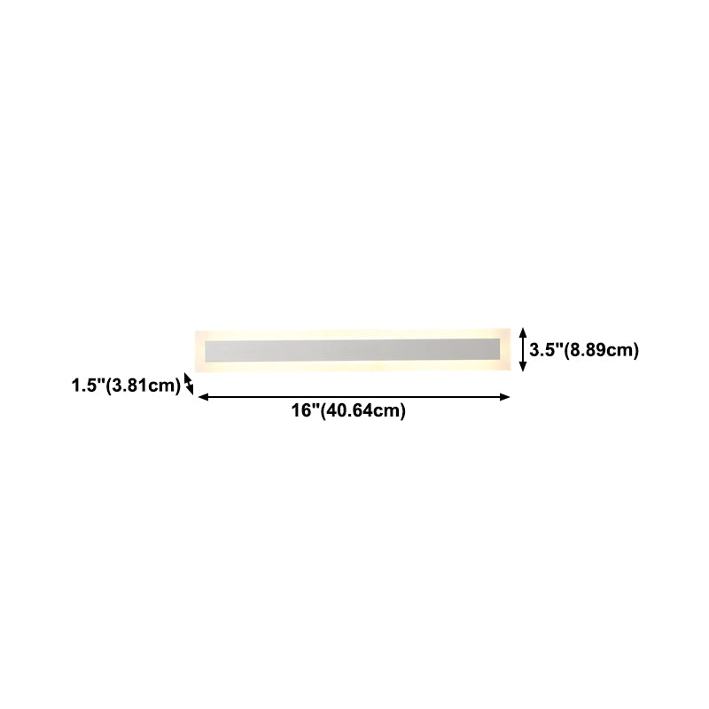 1 luces de pared de tocador lineal claro estilo moderno tocador de madera apliques de pared