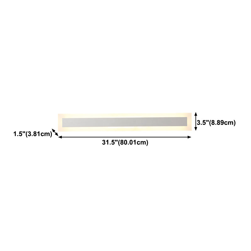 1 luces de pared de tocador lineal claro estilo moderno tocador de madera apliques de pared