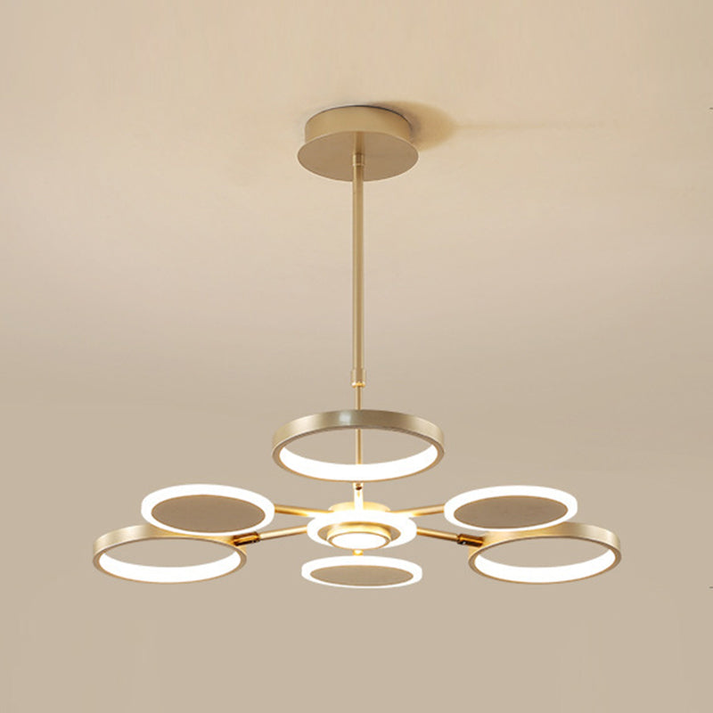 Lustres de lustre de style moderne