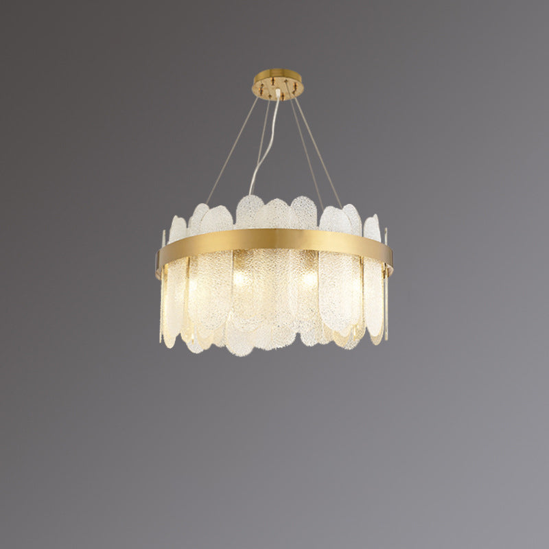 Anneau de forme de plafond lustre moderniste style suspension de suspension pour le salon