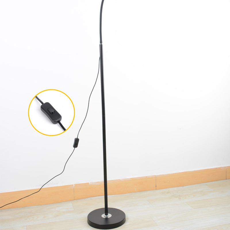 1-Light Modern Linear Floor Lamp Metal LED Floor Light for Living Room