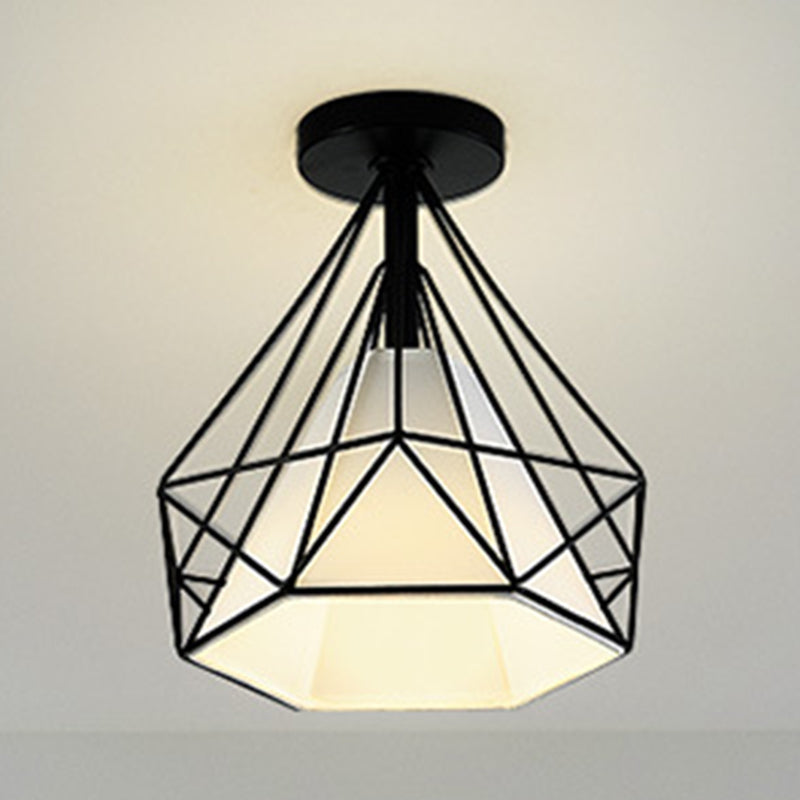 1-licht plafondlamp moderne stijl kristallen plafondverlichting voor woonkamer