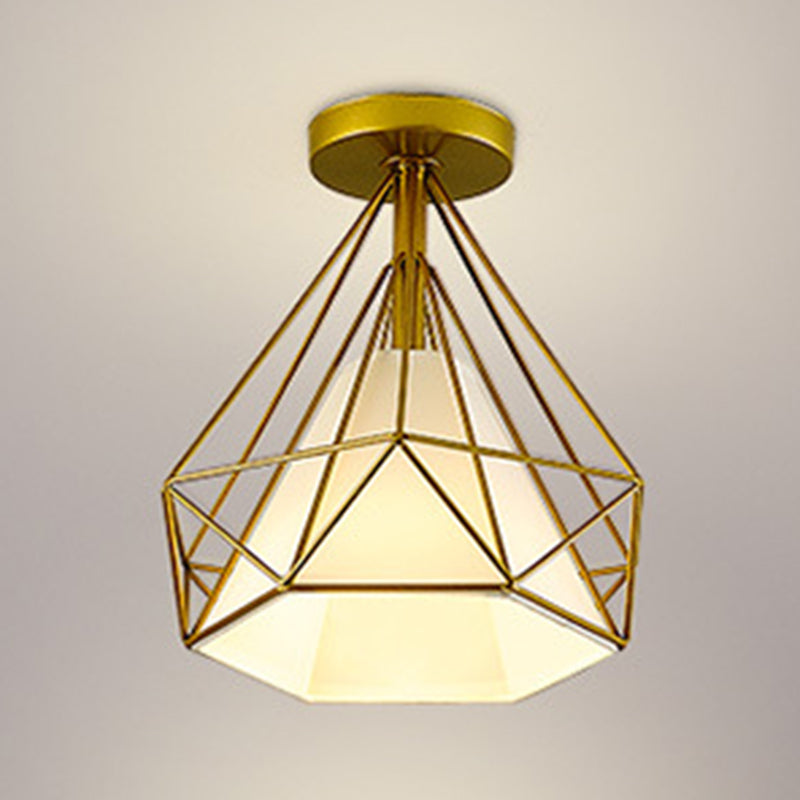 1-licht plafondlamp moderne stijl kristallen plafondverlichting voor woonkamer