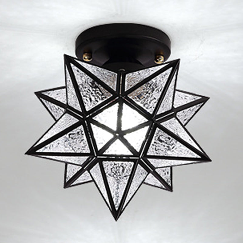 1-Light Ceiling Lamp Modern Style Crystal Ceiling Lighting for Living Room