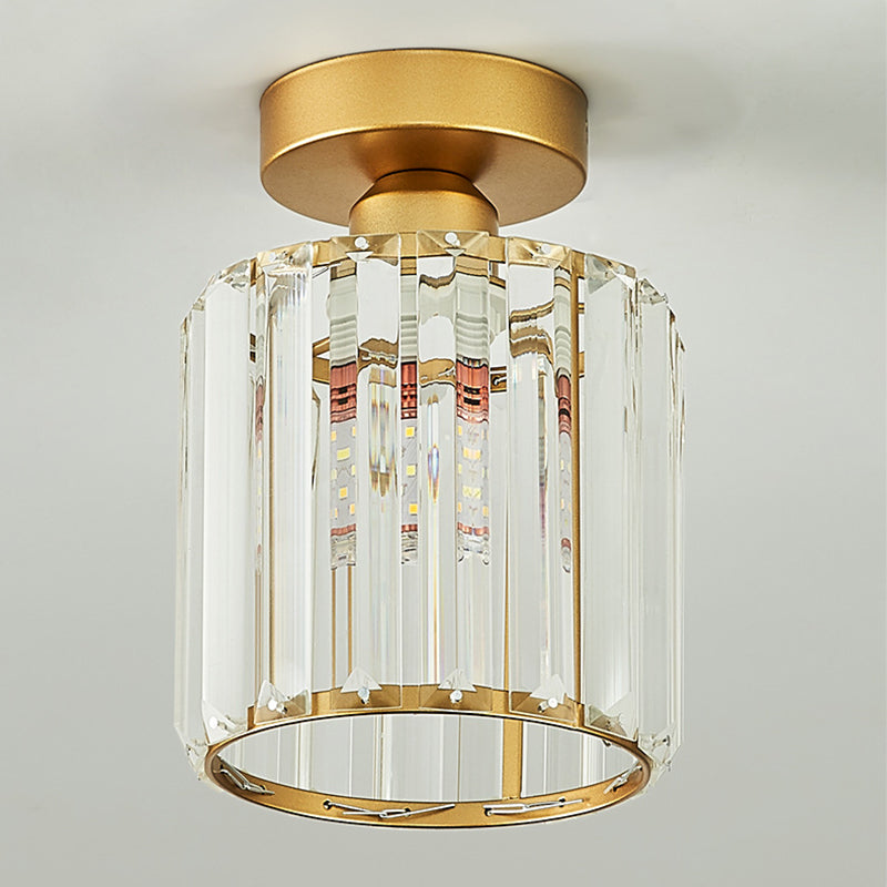 1-licht plafondlamp moderne stijl kristallen plafondverlichting voor woonkamer