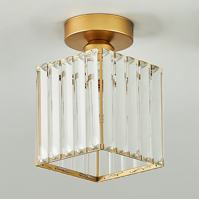 1-licht plafondlamp moderne stijl kristallen plafondverlichting voor woonkamer