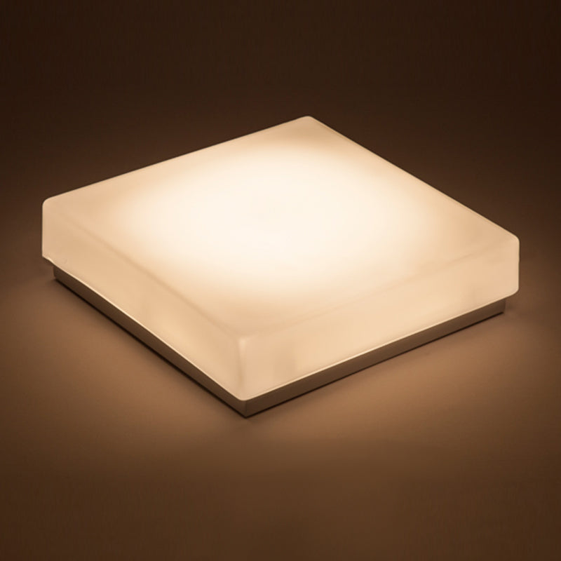 Lampada del soffitto a forma di geometria MODICA INIRO 1 SUCCHIO LIGHT ANDAGGIO CON PAMBADE DI GLAN per corridoio