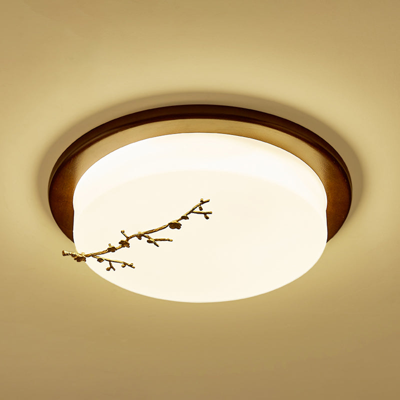 Geometria a forma di lampada a soffitto a LED legno moderno 1 gusto a filo leggero per sala da pranzo