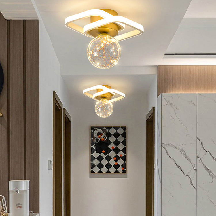 Geometria a forma di lampada a soffitto a LED MODERNO MODERNO 3 luci a filo per corridoio