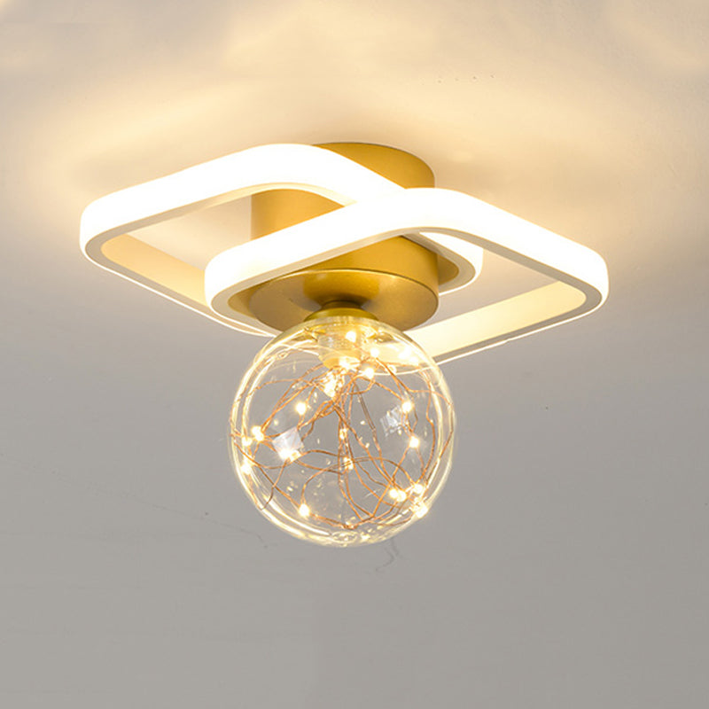 Geometria a forma di lampada a soffitto a LED MODERNO MODERNO 3 luci a filo per corridoio