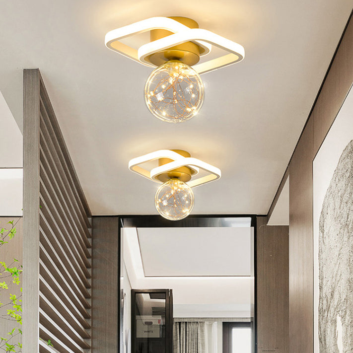 Geometria a forma di lampada a soffitto a LED MODERNO MODERNO 3 luci a filo per corridoio