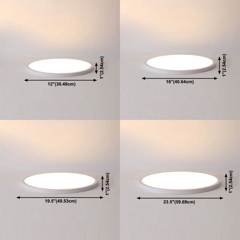 Cirkelvormige spoelbevestiging plafondlicht eenvoudig aluminium led witte spoelmontage lamp