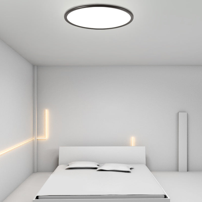 Cirkel aluminium plafond gemonteerd licht simplistisch LED plafond gemonteerd armatuur