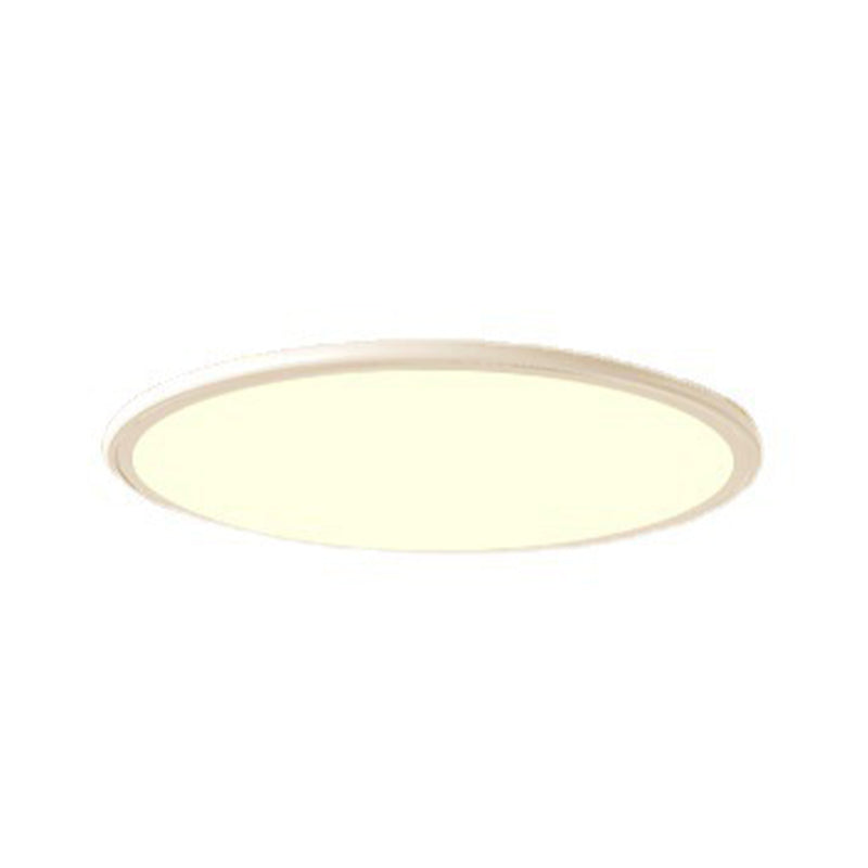 Circle Aluminum Ceiling Mounted Light Simplistic LED Ceiling Mounted Fixture