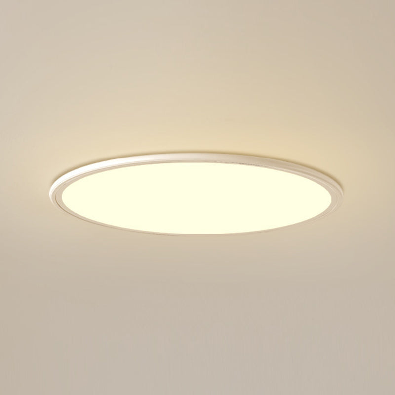 Circle Aluminum Ceiling Mounted Light Simplistic LED Ceiling Mounted Fixture