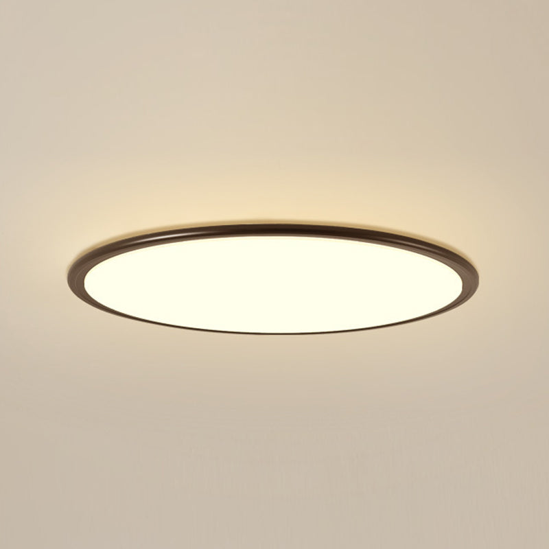 Circle Aluminum Ceiling Mounted Light Simplistic LED Ceiling Mounted Fixture