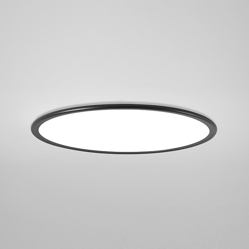 Circle Aluminum Ceiling Mounted Light Simplistic LED Ceiling Mounted Fixture