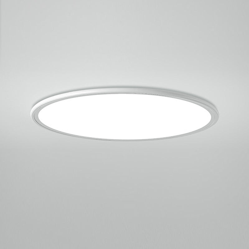 Circle Aluminum Ceiling Mounted Light Simplistic LED Ceiling Mounted Fixture