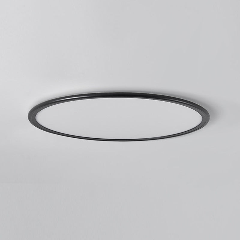 Circle Aluminum Ceiling Mounted Light Simplistic LED Ceiling Mounted Fixture