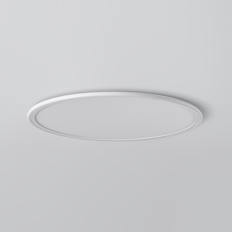 Circle Aluminum Ceiling Mounted Light Simplistic LED Ceiling Mounted Fixture