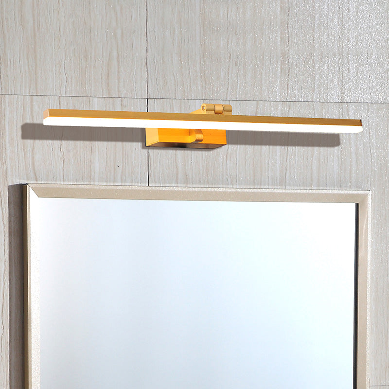 Lineaire schaduw metalen wandwandcontract Moderne stijl 1 lichte spiegel wandmontage verlichting