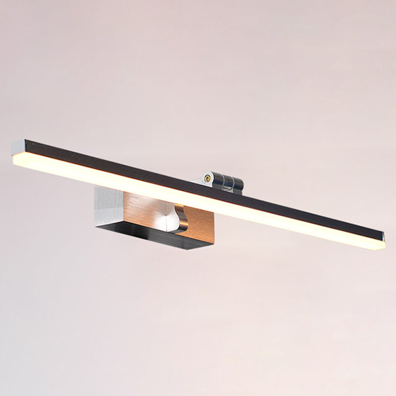 Lineaire schaduw metalen wandwandcontract Moderne stijl 1 lichte spiegel wandmontage verlichting