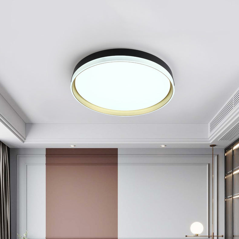 Geometric Ceiling Light Fixture Modern Style Metal LED Ceiling Lamp for Living Room