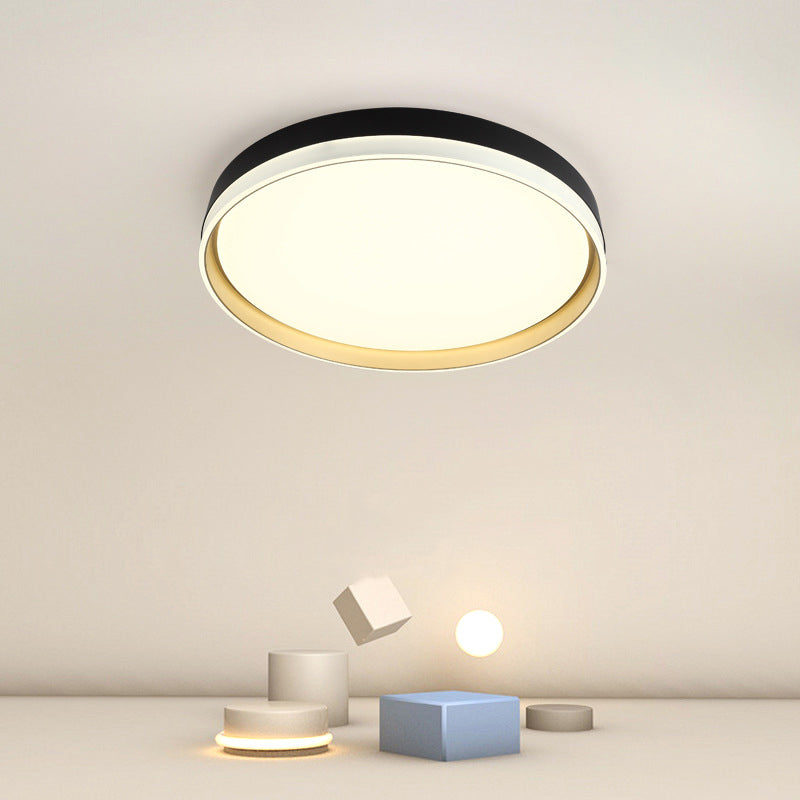 Geometric Ceiling Light Fixture Modern Style Metal LED Ceiling Lamp for Living Room