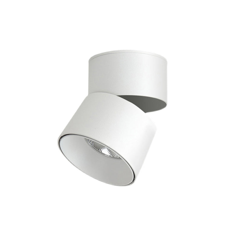 Forma del cilindro in stile moderno Forma del soffitto Metal 1 Luce Luce Montata a soffitto