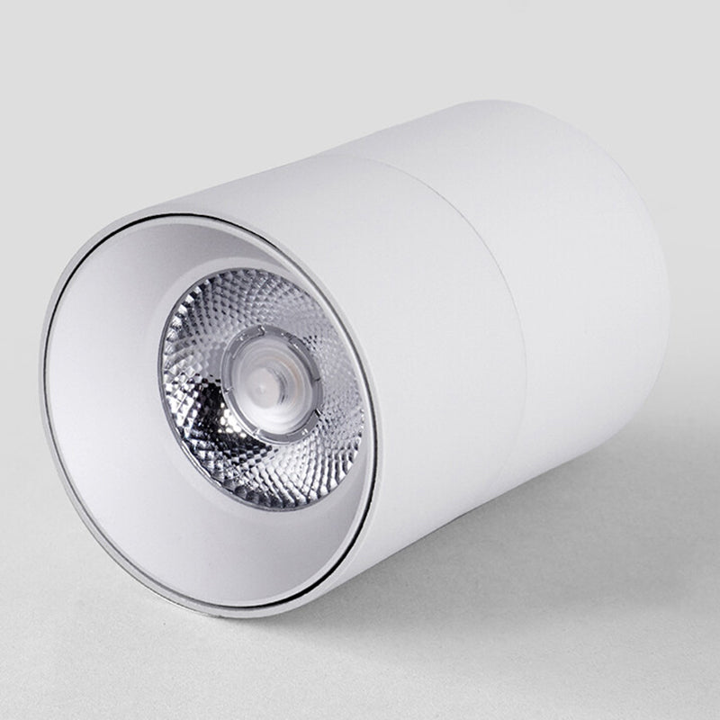 Modern Style Cylinder Shape Ceiling Fixture Metal 1 Light Ceiling Mounted Light