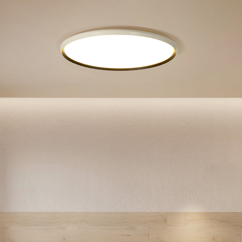 Geometrie vorm plafond armatuur moderne stijl metalen 1 licht plafond gemonteerd licht in wit